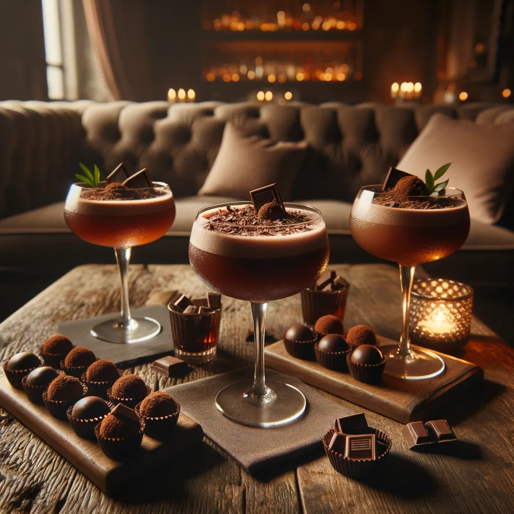 Cocktails with a Touch of Chocolate