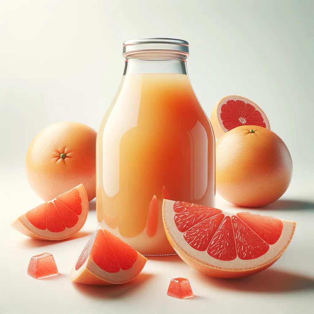 2.75 oz Agar-Clarified Grapefruit Juice