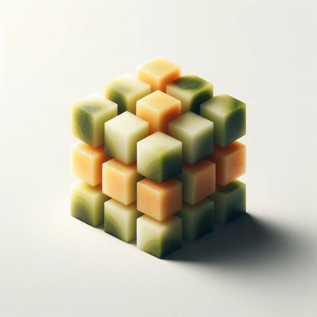 0.25 cup Mixed Melon Cubes